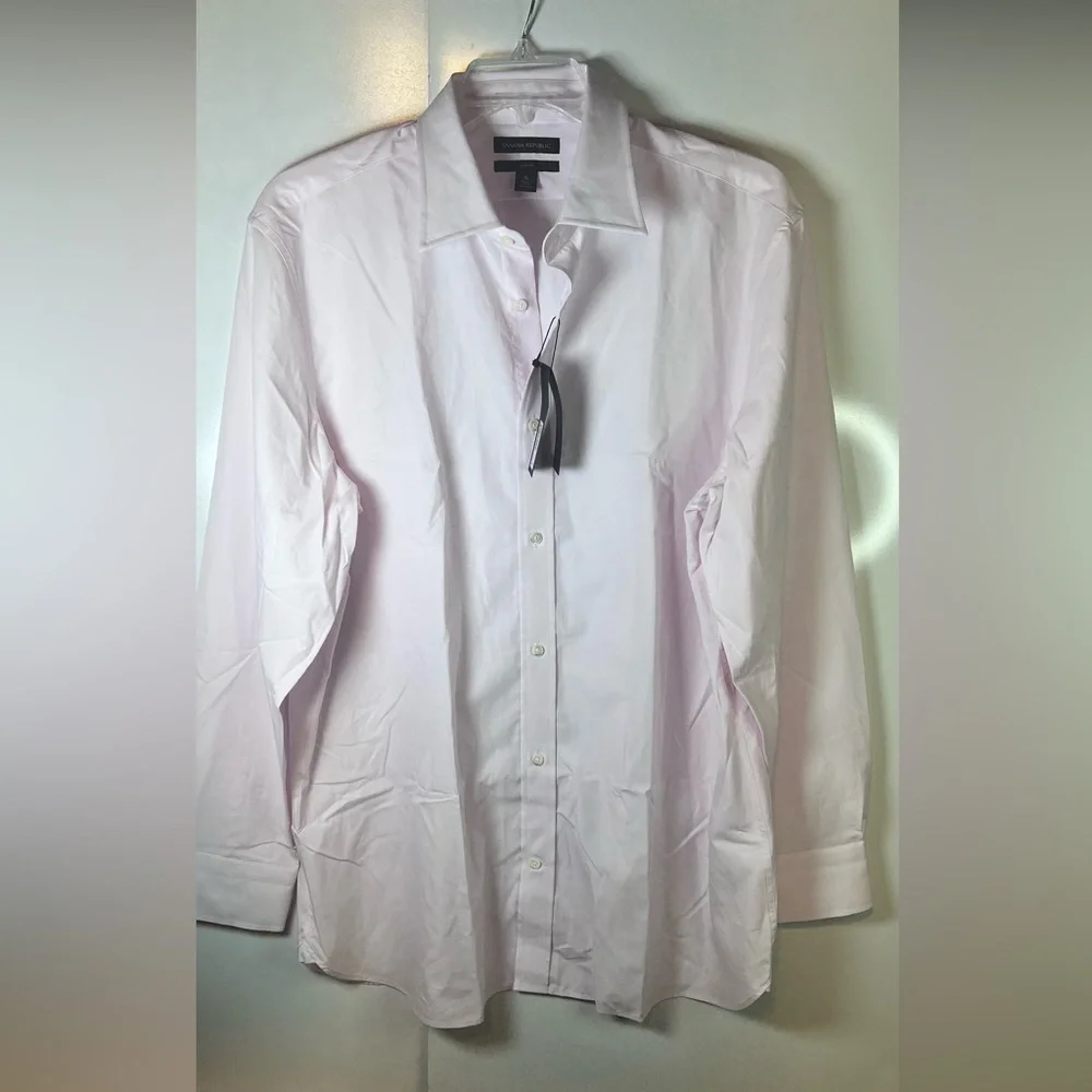 NWT Banana Republic Light Pink Dress Shirt A0210